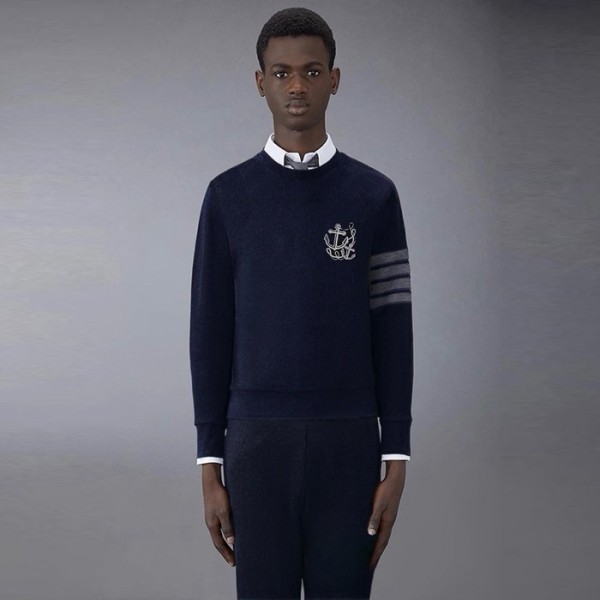 ❤톰브라운 남성 라운드 맨투맨 - Thom Browne Mens Round Tshirts - thc2632x