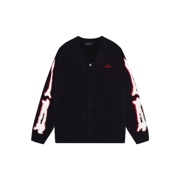 ❤Amiri Mens V-neck Cardigan - 아미리 남성 브이넥 가디건 - amc2665x