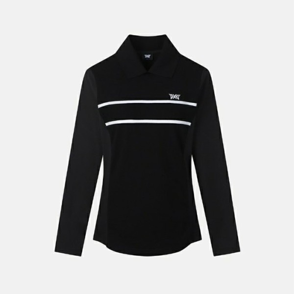 ❤PXG 여성 니트 하이브리드 카라 긴팔 티셔츠 - gol1295x