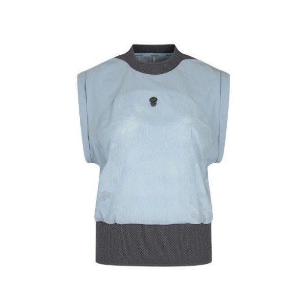 ❤[AMAZINGCRE] 어메이징크리 여성 에어셔킷 테크메쉬 슬리브리스 티셔츠 - gol1316x