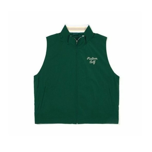 ❤[MALBON] 말본 여성 버킷 우븐 풀집업 베스트 - gol1329x