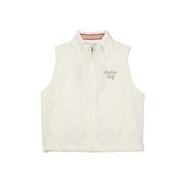 ❤[MALBON] 말본 여성 버킷 우븐 풀집업 베스트 - gol1330x