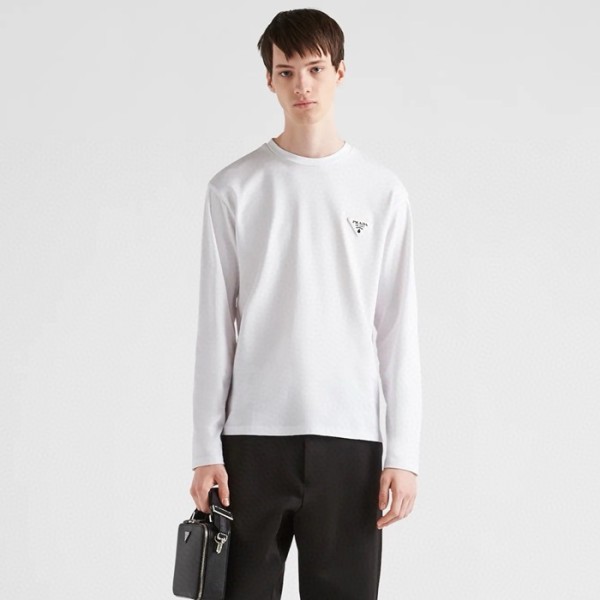 ❤프라다 남성 라운드 긴팔티 - Prada Mens Round Tshirt - prc2692x