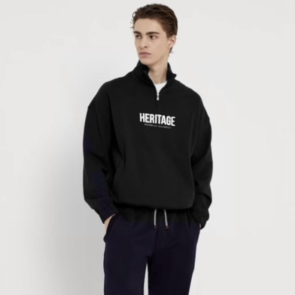 ❤브루넬로쿠치넬리 남성 집업 맨투맨 - Brunello Cucinelli Mens Zip-up Tshirts - bru2715x