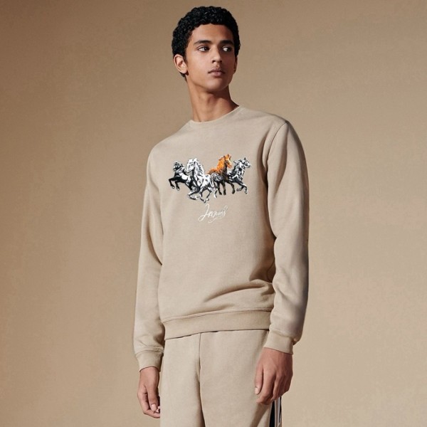 ❤에르메스 남성 라운드 맨투맨 - Hermes Mens Round Tshirt - hec2719x