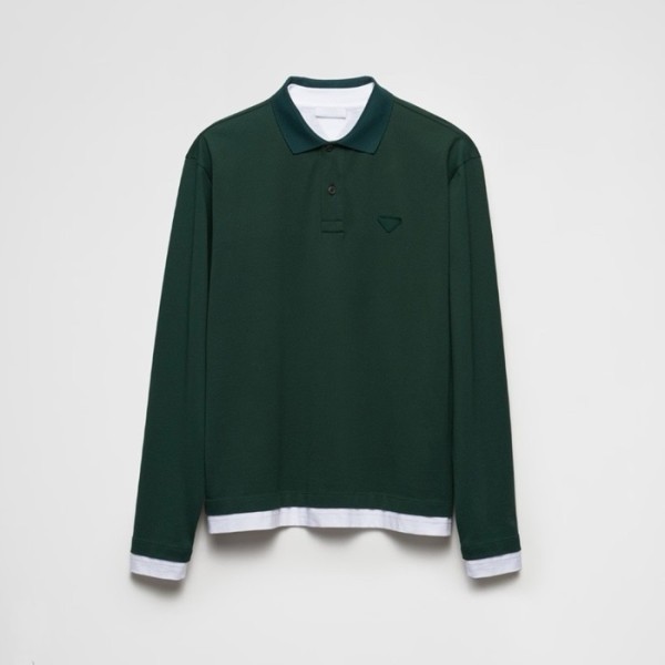 ❤프라다 남성 폴로 긴팔티 - Prada Mens Polo Tshirt - prc2724x