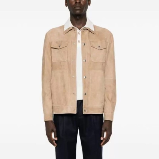 ❤브루넬로쿠치넬리 남성 가죽 자켓 - Brunello Cucinelli Mens Leather Jacket - brc2740x