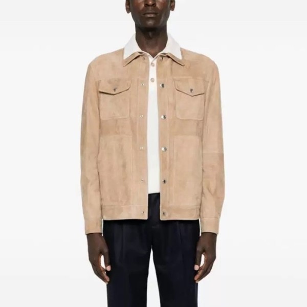 ❤브루넬로쿠치넬리 남성 가죽 자켓 - Brunello Cucinelli Mens Leather Jacket - brc2740x