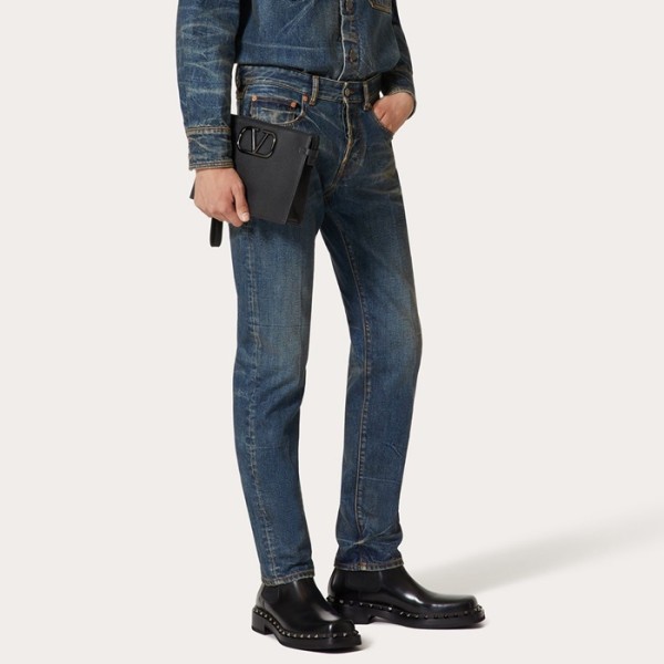 ❤발렌티노 남성 블루 청바지 - Valentino Mens Blue Jeans - vac2747x