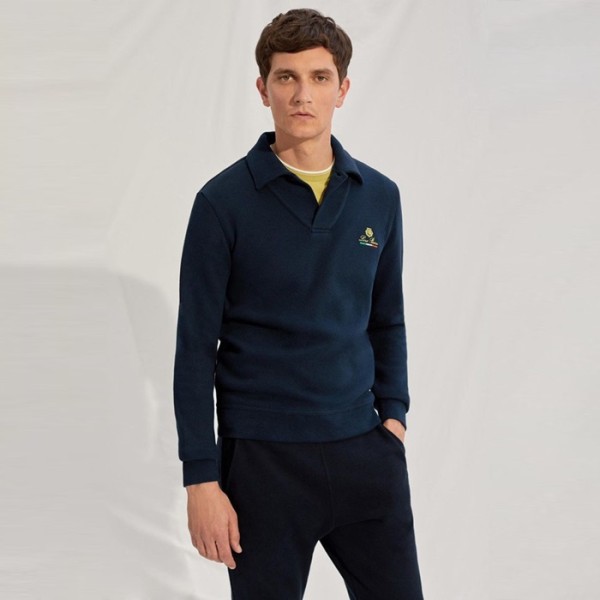 ❤로로피아나 남성 폴로 긴팔티 - Loro Piana Mens Polo Tshirts - lpc2753x