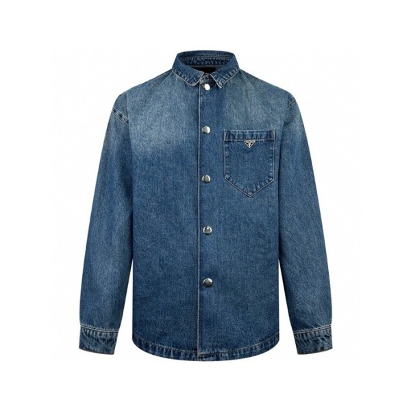 ❤프라다 남성 데님 셔츠 - Prada Mens Denim Shirts - prc2774x