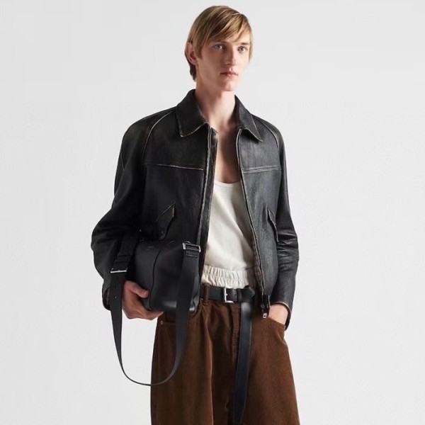 ❤프라다 남성 가죽 자켓 - Prada Mens Leather Jacket - prc2811x