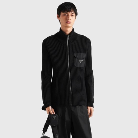 ❤프라다 남성 집업 스웨터 - Prada Mens Zip-up Sweater - prc2869x