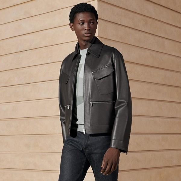 ❤에르메스 남성 가죽 자켓 - Hermes Mens Leather Jacket - hec2894x