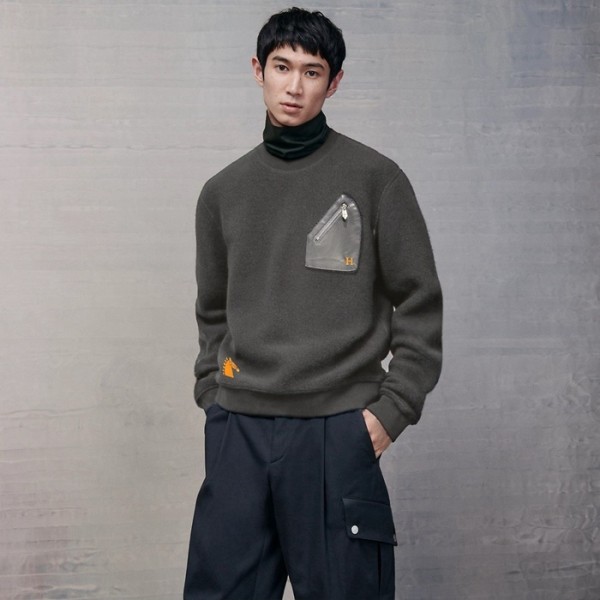 ❤에르메스 남성 라운드 맨투맨 - Hermes Mens Round Tshirt - hec2906x