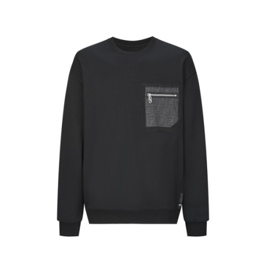 ❤펜디 남성 블랙 맨투맨 - Fendi Mens Black Tshirt - fec2927x