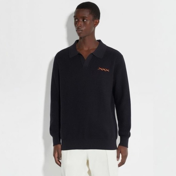 ❤에르메네질도 제냐 남성 폴로 스웨터 - Ermenegildo Zegna Mens Polo Sweater - zec2932x