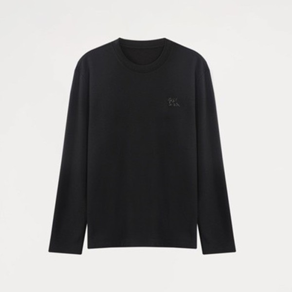 ❤브루넬로쿠치넬리 남성 라운드 긴팔티 - Brunello Cucinelli Mens Round Tshirt - bru2942x