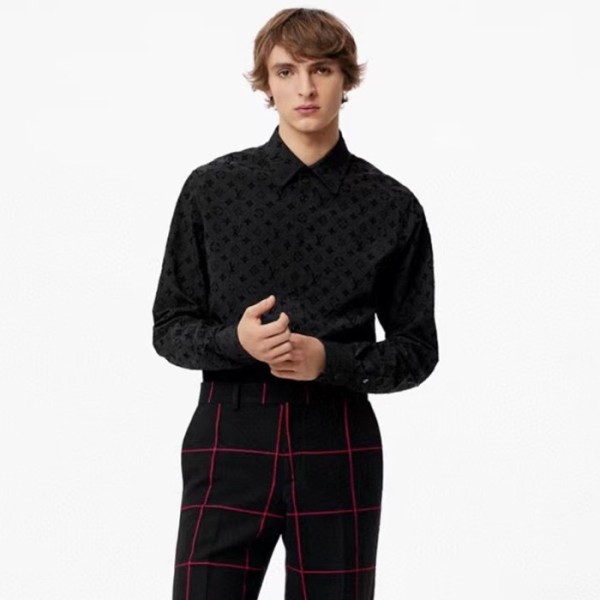 ❤루이비통 남성 모노그램 셔츠 - Louis vuitton Mens Monogram Shirts - lvc3024x