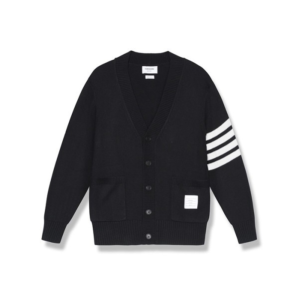 ❤톰브라운 남성 브이넥 가디건 - Thom Browne Mens V-neck Cardigan - thc3071x