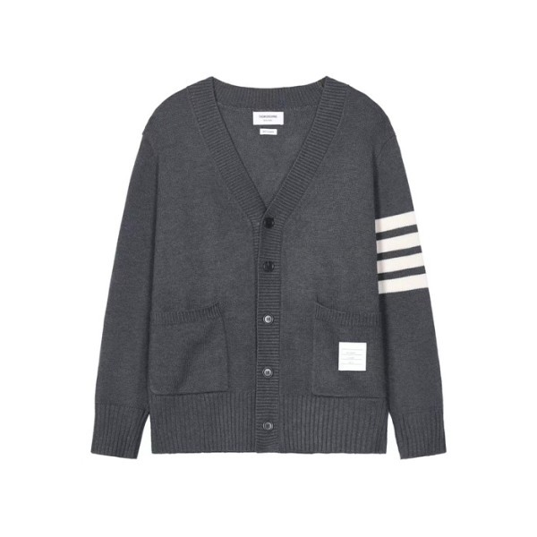 ❤톰브라운 남성 브이넥 가디건 - Thom Browne Mens V-neck Cardigan - thc3074x