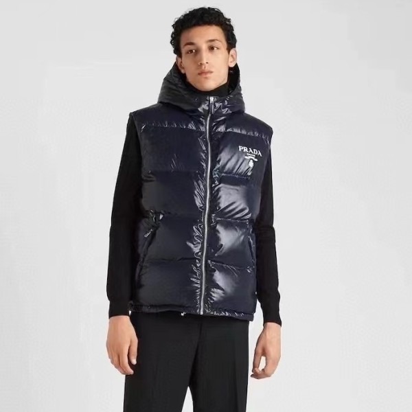 ❤프라다 남성 후드 베스트 - Prada Mens Hood Vest - prc3105x