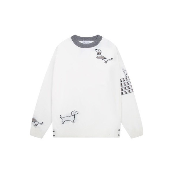 ❤톰브라운 남성 라운드 니트 - Thom Browne Mens Round Knitwear - thc3023x