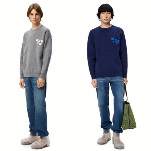 ❤로에베 남성 라운드 스웨터 - Loewe Mens Round Sweater - loc3037x