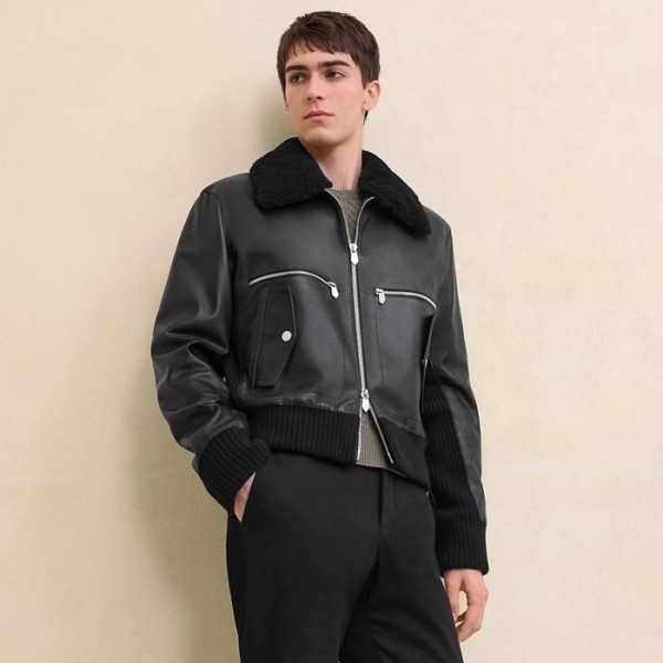 ❤에르메스 남성 가죽 자켓 - Hermes Mens Leather Jacket - hec3098x