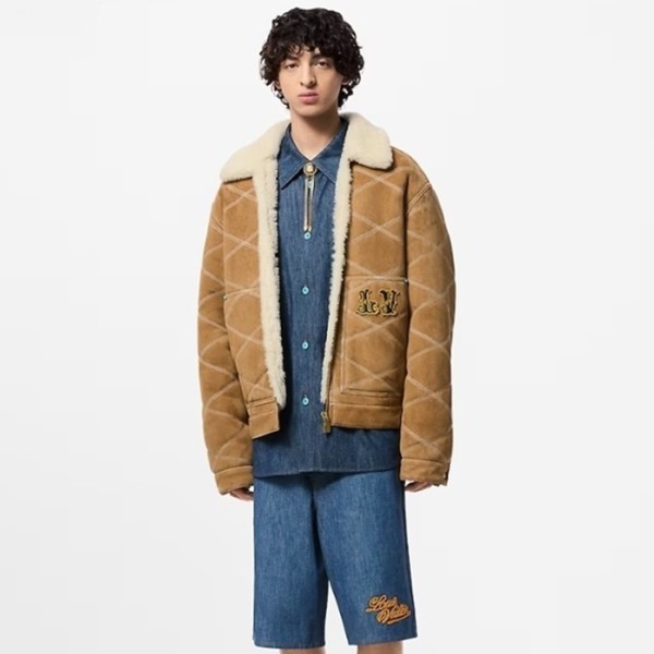 ❤루이비통 남성 가죽 재킷 - Louis vuitton Mens Leather Jacket - lvc3111x