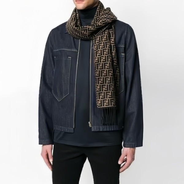 ❤펜디 남성 FF 머플러 - Fendi Mens FF Muffler - acc2412x
