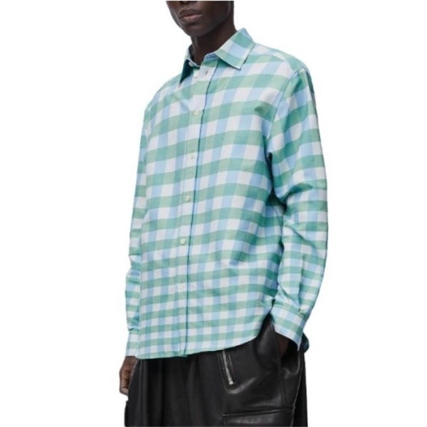 ❤로에베 남성 체크 셔츠 - Loewe Mens Flanner Shirts - loc3141x
