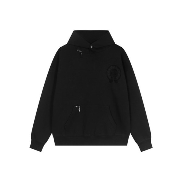 ❤크롬하츠 남성 블랙 후디 - Chrom hearts Mens Black Hoodie - chc3142x