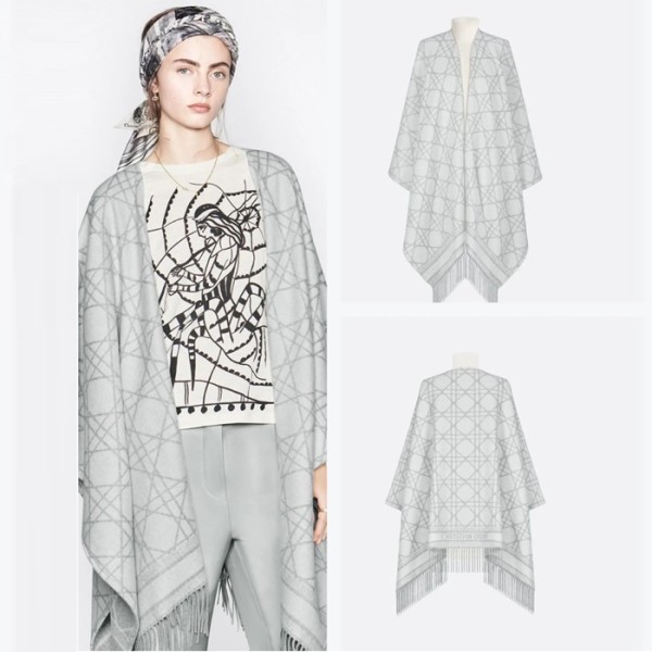 ❤디올 여성 양면 머플러 - Dior Womens Gray Muffler - acc2422x