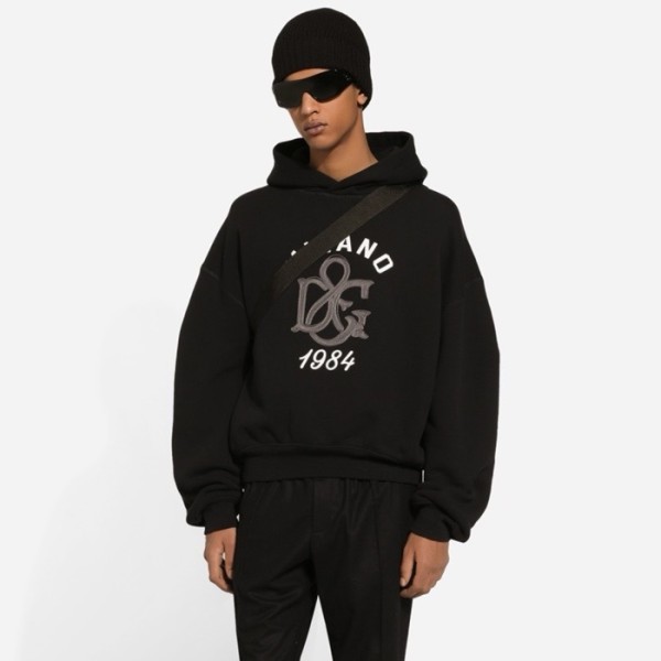 ❤돌체앤가바나 남성 블랙 후디 - Dolce&Gabbana Mens Black Hoodie - doc3174x
