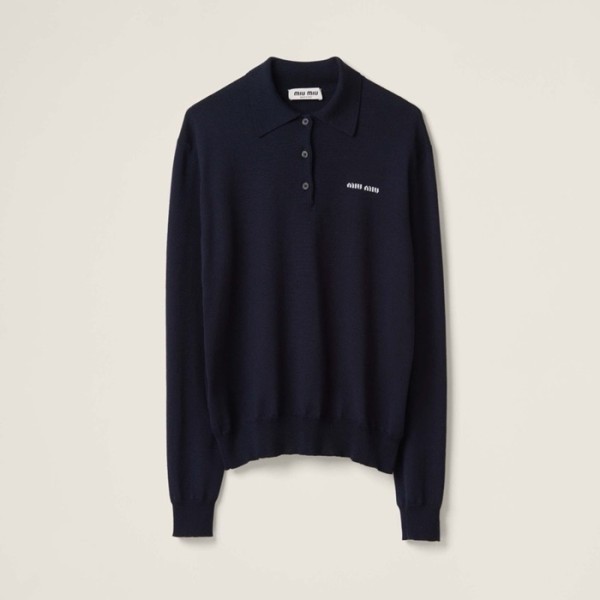 ❤미우미우 여성 폴로 긴팔티 - Miumiu Womens Polo Tshirt - miu3195x