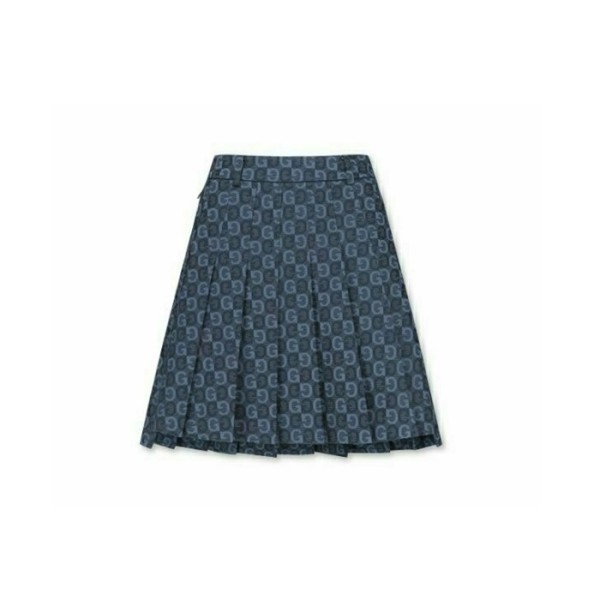 ❤[G/FORE] 지포어 여성 Jacquard 플리츠 롱 스커트 - gol1366x