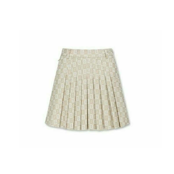 ❤[G/FORE] 지포어 여성 Gs Jacquard 플리츠 스커트 - gol1367x