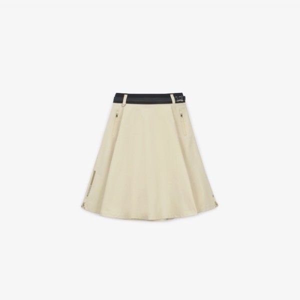 ❤[SOUTHCAPE] 사우스케이프 여성 긴기장 벨트 백 트윌 플레어 스커트 - gol1368x