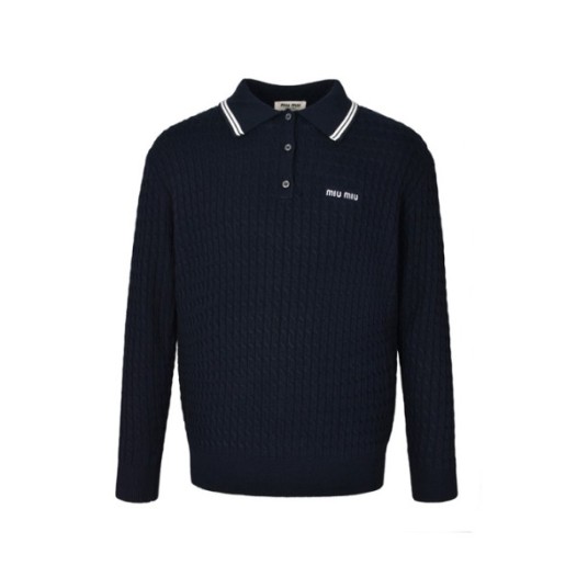 ❤미우미우 남성 폴로 니트웨어 - Miumiu Unisex Polo Knitwear - mic3246x