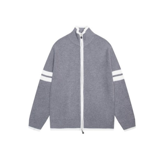 ❤톰브라운 남성 집업 스웨터- Thom Browne Mens Zip-up Sweater - thc3264x