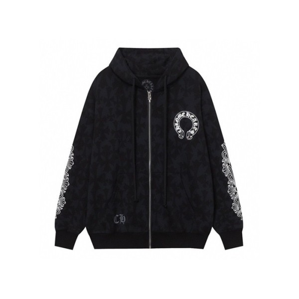 ❤크롬하츠 남성 집업 후디 - Chrom hearts Mens Zip-up Hoodie - chc3375x