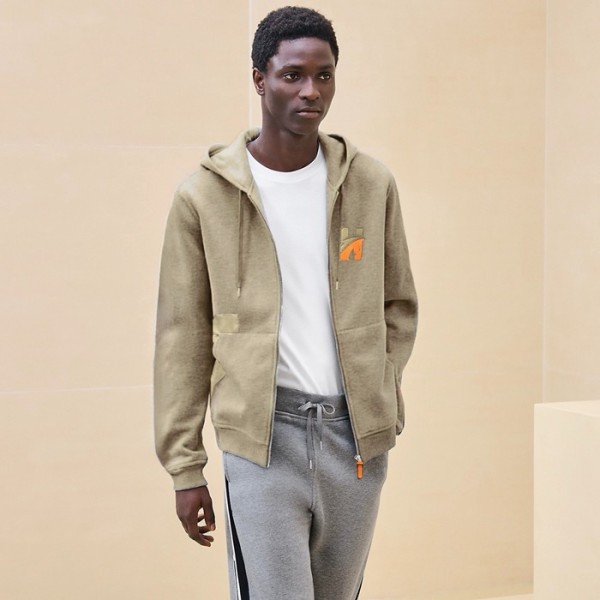 ❤에르메스 남성 집업 후드티 - Hermes Mens Zip-up Hoodie - hec3422x