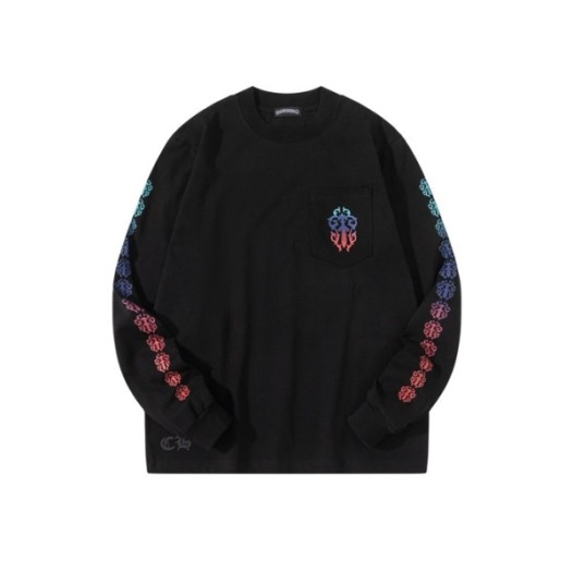 ❤크롬하츠 남성 라운드 긴팔티 - Chrome Hearts Mens Round Tshirt - chc3508x