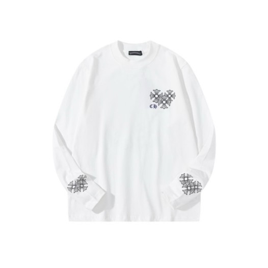 ❤크롬하츠 남성 라운드 긴팔티 - Chrome Hearts Mens Round Tshirt - chc3509x