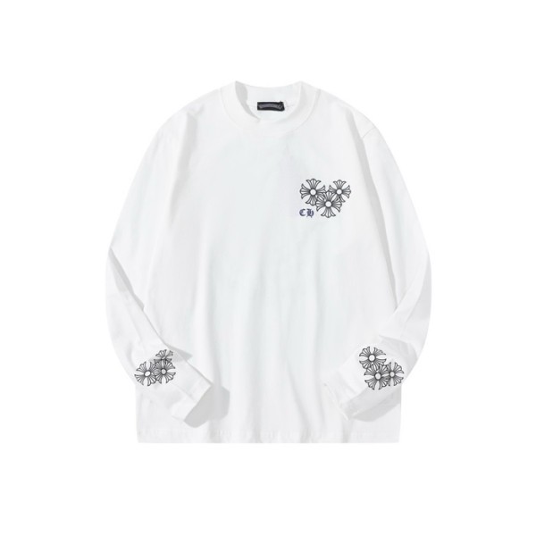 ❤크롬하츠 남성 라운드 긴팔티 - Chrome Hearts Mens Round Tshirt - chc3509x