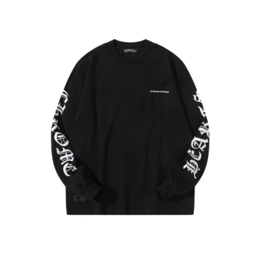 ❤크롬하츠 남성 라운드 긴팔티 - Chrome Hearts Mens Round Tshirt - chc3512x