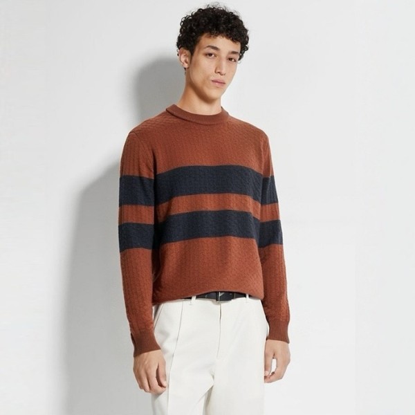 ❤에르메네질도 제냐 남성 라운드 스웨터 - Ermenegildo Zegna Mens Round Sweater - zec3557x