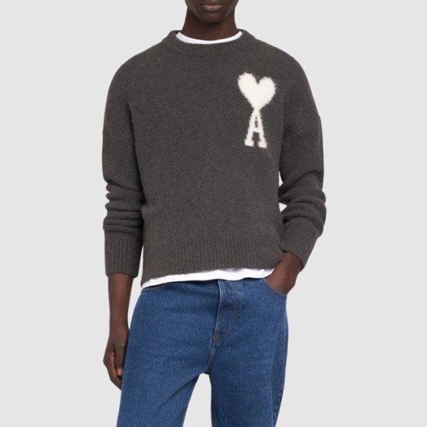 ❤아미 남성 라운드 니트웨어 - Ami Mens Round Knitwear - amc3710x