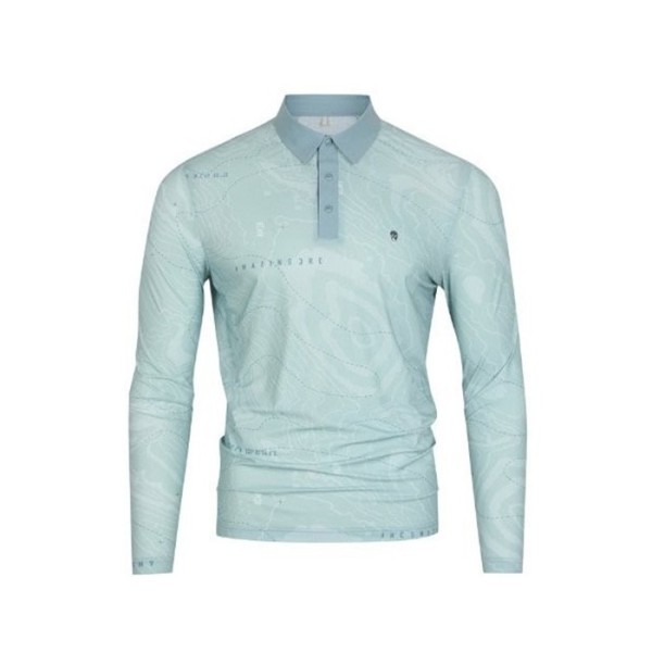 ❤[Amazing Cre] 어메이징크리 남성 에어로쉴드 컨투어라인 패턴 티셔츠 - gol1393x